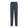 Zegna Belt-loop Casual Pants In Blue