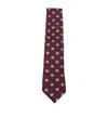 Zegna Floral Pattern Standard Width Ties Collection In Brown