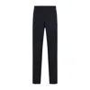 Zegna Cotton-lycra Formal Pants Back Slit In Blue