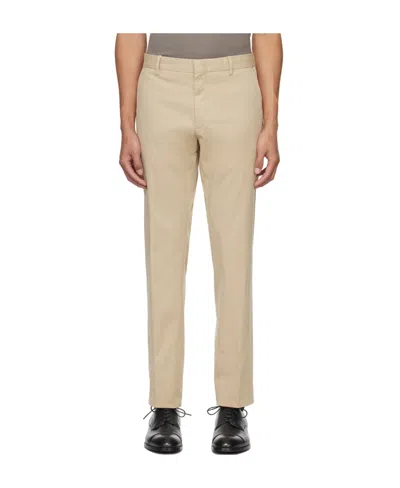 Zegna Four Bags Of Formal Trousers In Nude