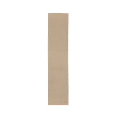 Zegna Fringed Scarf In Nude