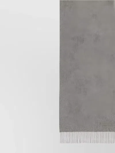 Zegna Fringed Scarves For A Chic Look