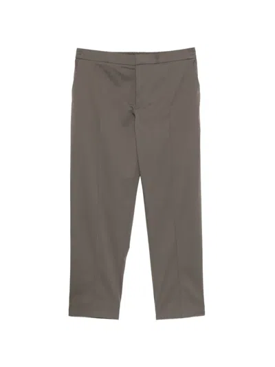 Zegna Front-seams Trousers In Multi