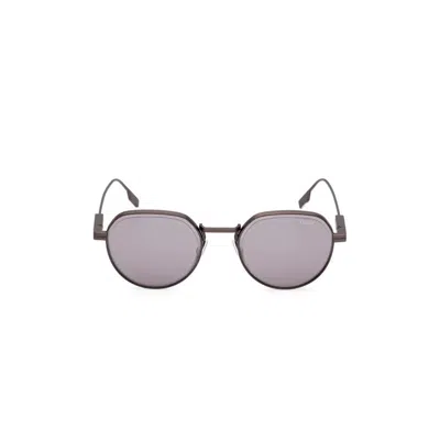 ZEGNA ROUND-FRAME SUNGLASSES