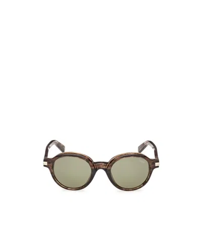 Zegna Full Frame Sunglasses In Green