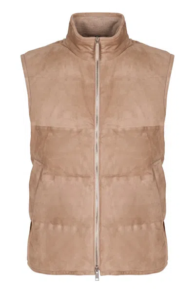 ZEGNA ZEGNA FULL ZIP DOWN VEST