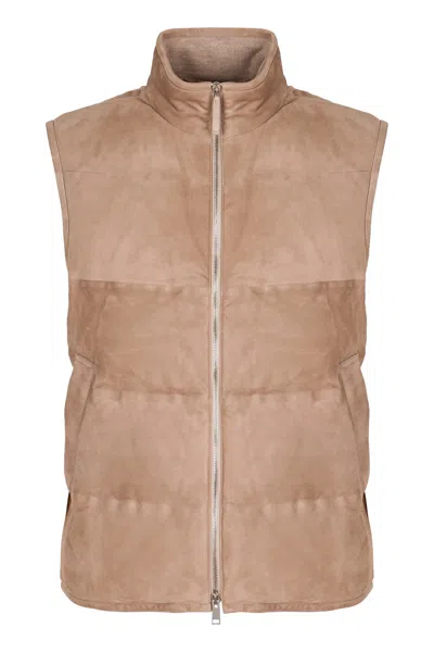 ZEGNA FULL ZIP DOWN VEST
