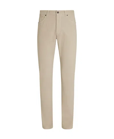 ZEGNA Z ZEGNA LOGO PATCH SLIM-CUT JEANS