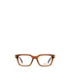 Zegna Geometric Frame Plain Mirror In Brown