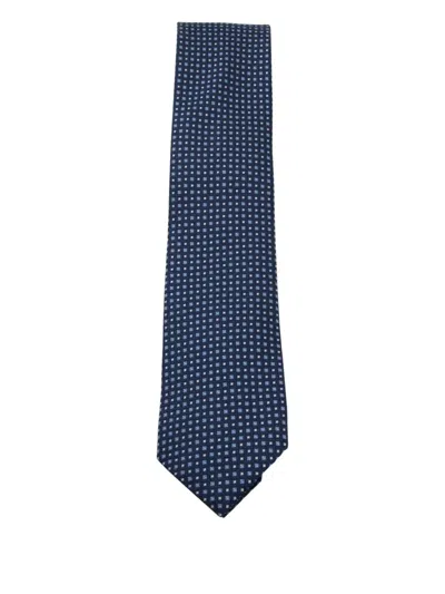 ZEGNA GEOMETRIC-PATTERN TIE