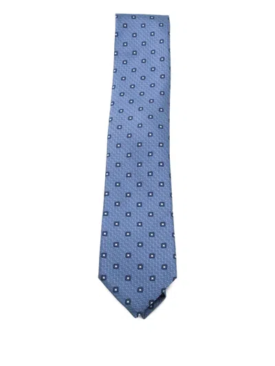 ZEGNA GEOMETRIC-PATTERN TIE