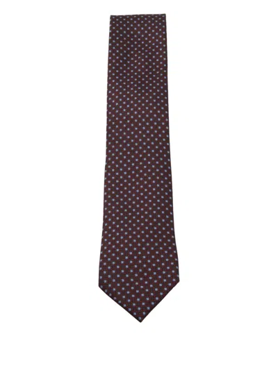 ZEGNA GEOMETRIC-PATTERN TIE