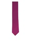 Zegna Geometric-patterned Silk Tie In Pink