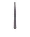 Zegna Men's Silk Tie In Black