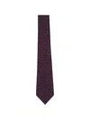 Zegna Geometric-pattern Tie In Green