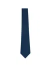 Zegna Geometric-patterned Tie In Blue