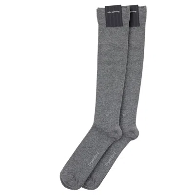 Zegna Gray Cotton Sock