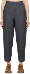 Zegna Gray Jogger Lounge Pants In 487043 Grey