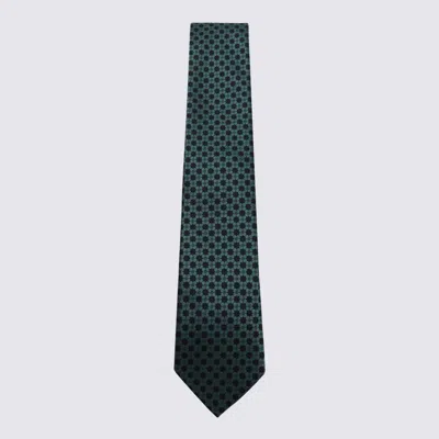 Zegna Green Silk Tie