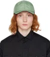 Zegna Green Technical Fabric Baseball Cap In Gn2