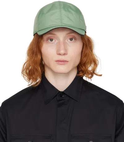 Zegna Green Technical Fabric Baseball Cap In Gn2