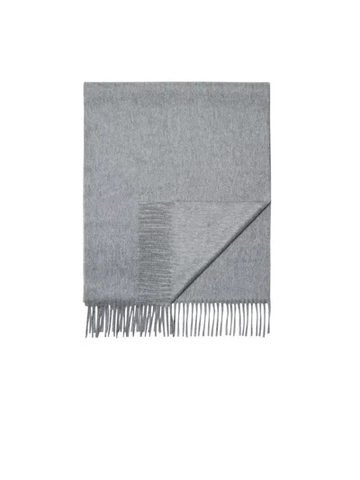 ZEGNA ÉCHARPE EN OASI CASHMERE GRISE