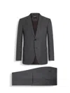 Zegna Grey Oasi Cashmere Suit In Grey