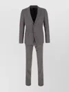 Zegna Grey Suit Wool Back Vent