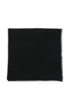 Zegna Herringbone-pattern Cashmere Scarf In Gray