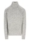 Zegna High-neck Raglan-sleeve Sweater In Multi
