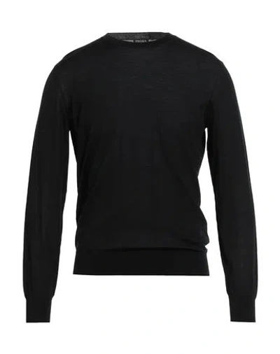 Zegna High Performance Man Sweater Black Size 44 Wool