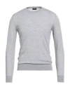 Zegna High Performance Man Sweater Grey Size 40 Wool In Gray