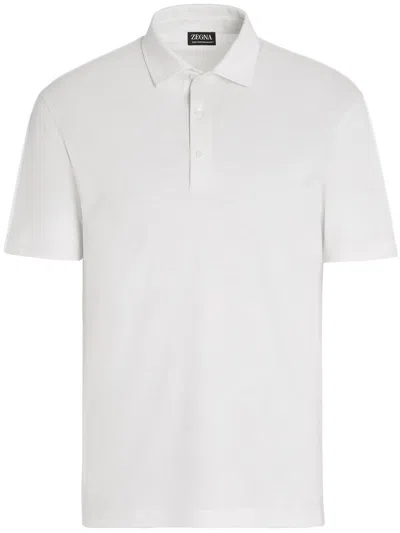 ZEGNA HIGH PERFORMANCE WOOL POLO SHIRT