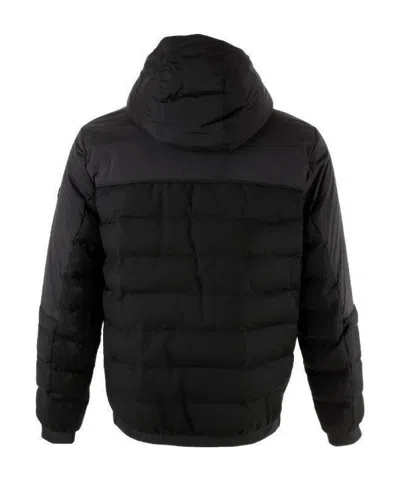 Zegna Hooded Cotton-padded Suit In Black
