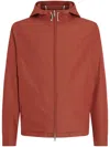 Shop Zegna Hooded Jacket