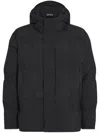 Zegna Oversized Ski Jacket In Black