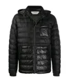 Zegna Hooded Padded Jacket In Black