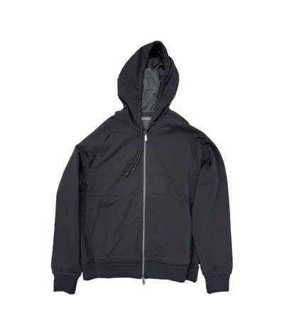 Zegna Hooded Sweater In Black