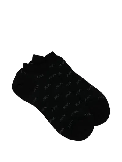 Zegna Iconic Triple-x Socks In Black