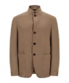 Zegna Il Conte Puffer Jackets Beige In Brown