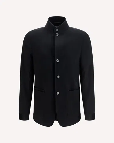 Zegna Il Conte Oasi Cashmere Jacket In Black