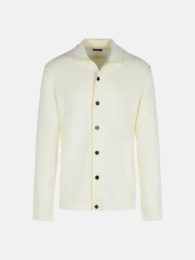 Zegna Ivory Wool Sweater