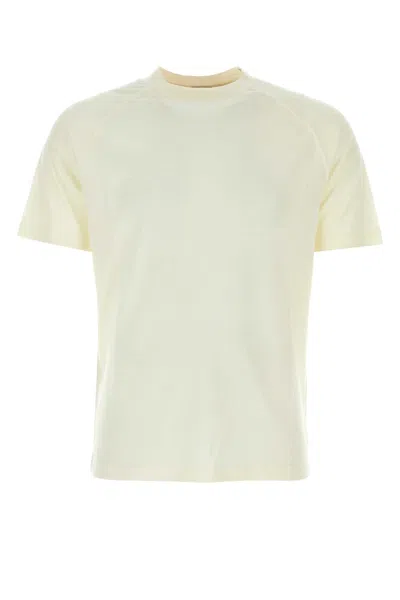 Zegna Ivory Wool T-shirt In N01