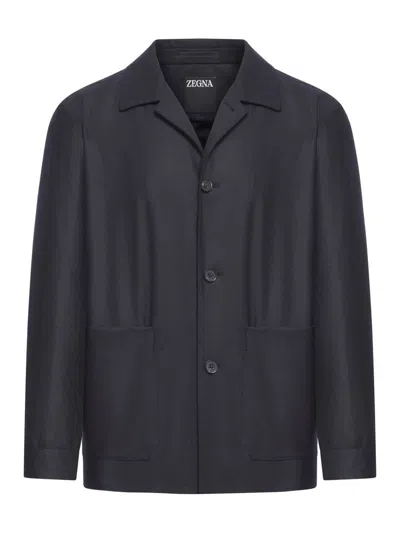 Zegna Jacket In Black