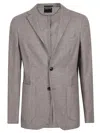 Zegna Lux Tailoring Formal Jacket In Gray
