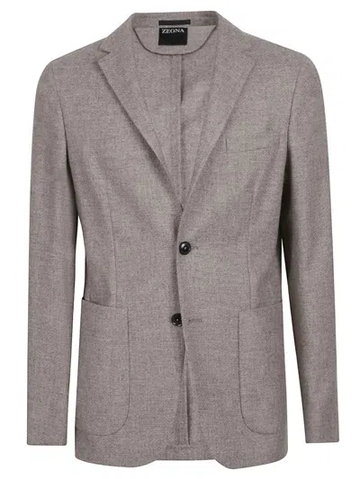 Zegna Lux Tailoring Formal Jacket In Multi