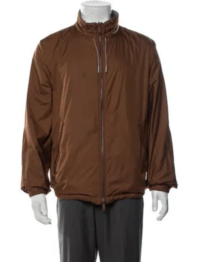 Pre-owned Zegna Jacket In Brown