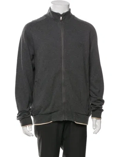 Pre-owned Zegna Jacket In Gray