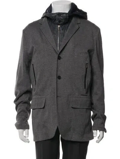 Pre-owned Zegna Jacket In Grey