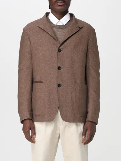 ZEGNA JACKET ZEGNA MEN COLOR BROWN,H45608032